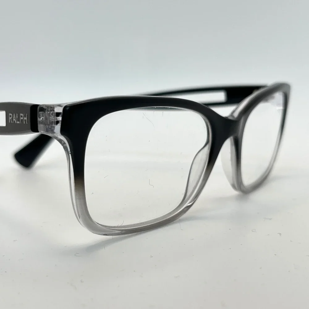 Ralph Lauren Eyeglasses RA7069 Black Clear Fade 1448 Frames 53-18-135 Modern